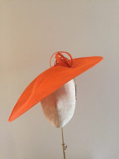 wedding hats orange