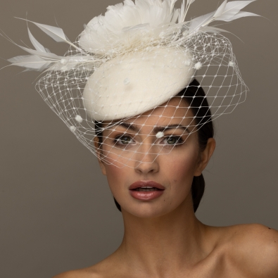 pill box hats for brides